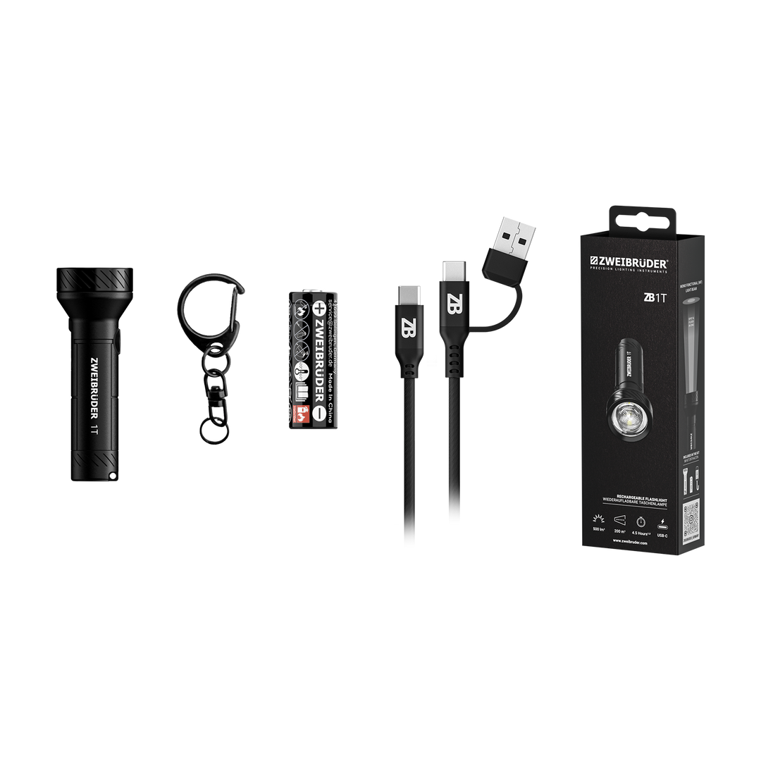 Zweibrüder ZB1T Nøkkellykt 500 Lumen