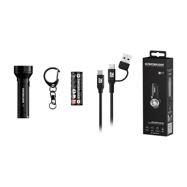 Zweibrüder ZB1T Nøkkellykt 500 Lumen