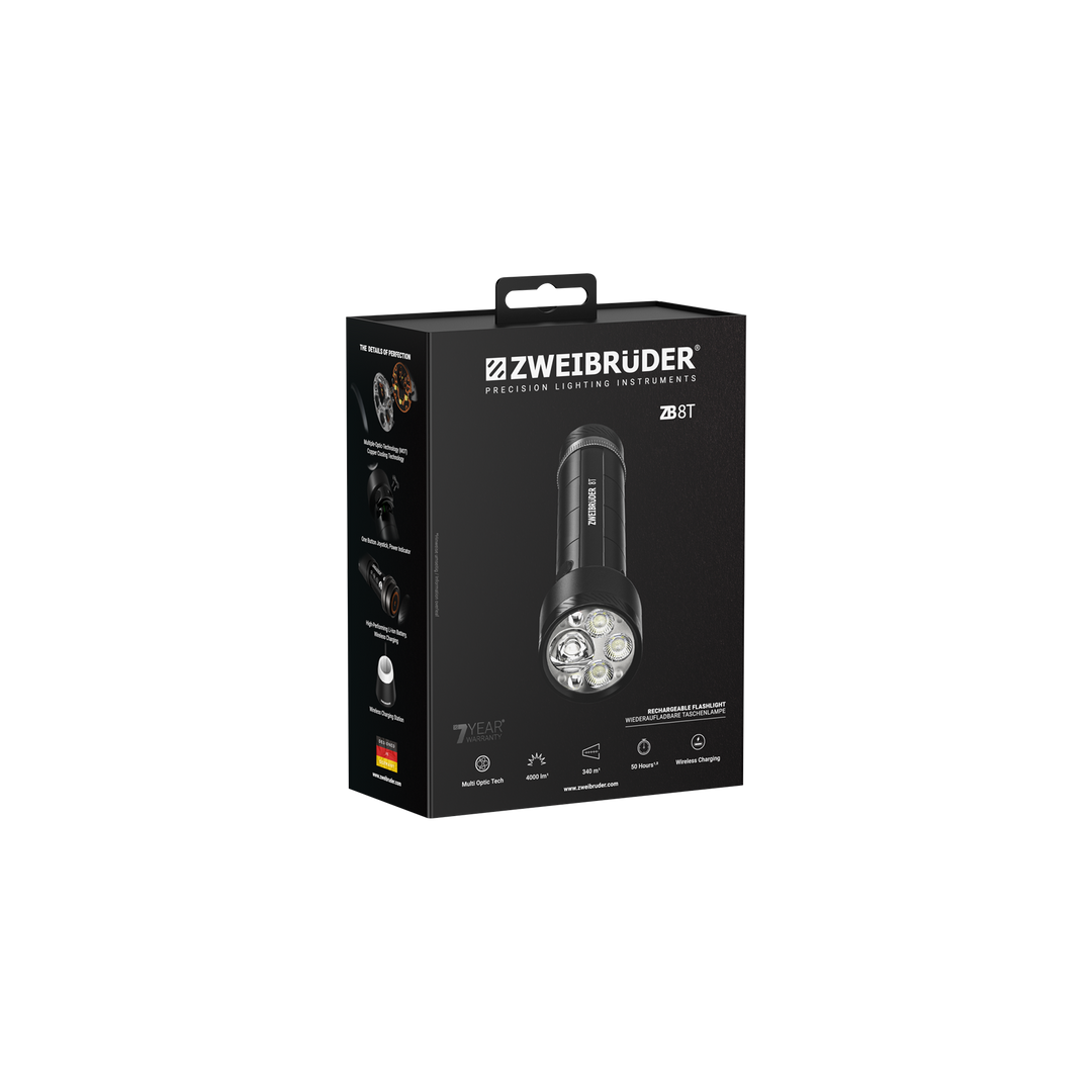Zweibrüder ZB8T Lommelykt 4000 Lumen