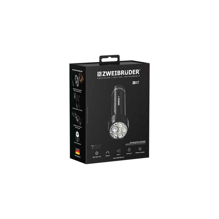 Zweibrüder ZB8T Lommelykt 4000 Lumen